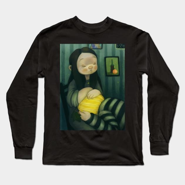 Makuwauri no bakemono (oriental melon monster) Long Sleeve T-Shirt by selvagemqt